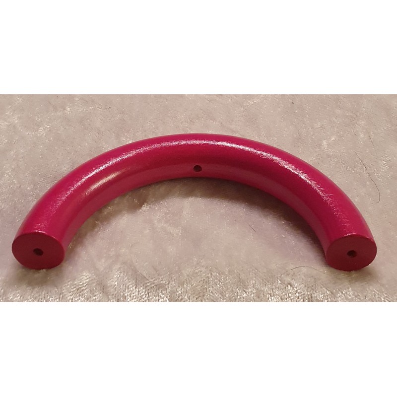 Halbring mit 5 Bohrungen 3mm pink