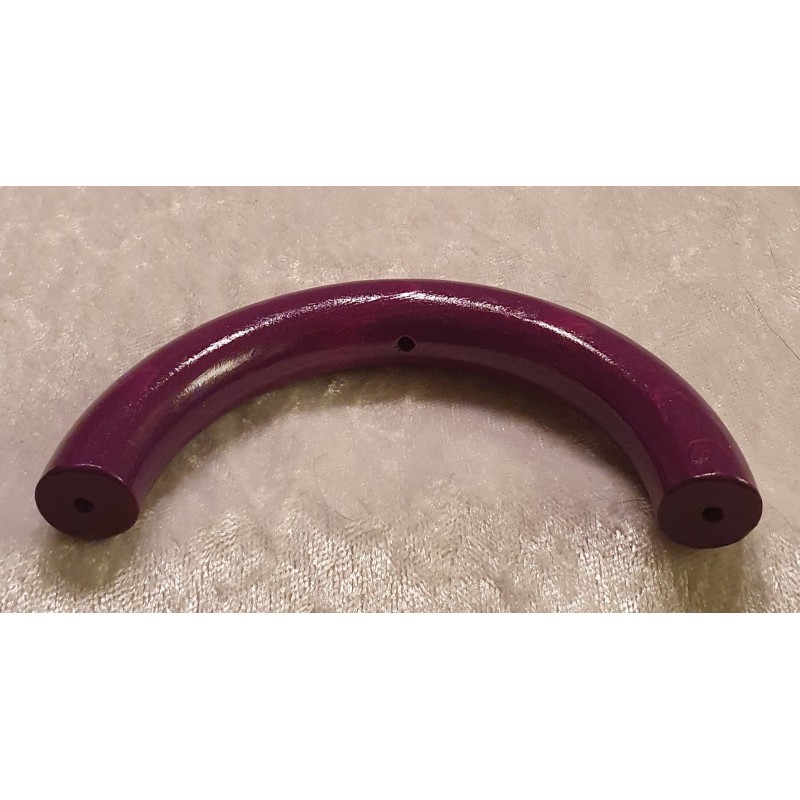 Halbring mit 5 Bohrungen 3mm magenta