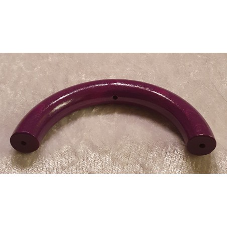 Halbring mit 5 Bohrungen 3mm magenta
