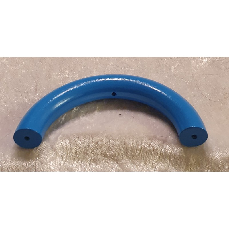 Halbring mit 5 Bohrungen 3mm meerblau