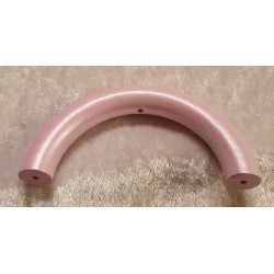 Halbring mit 5 Bohrungen 3mm rosa/perlmutt