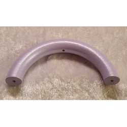 Halbring mit 5 Bohrungen 3mm flieder/perlmutt