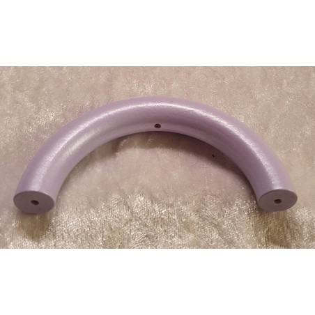 Halbring mit 5 Bohrungen 3mm flieder/perlmutt