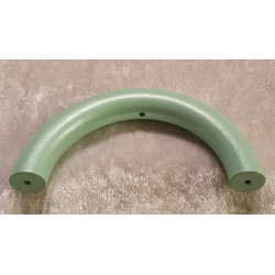 Halbring mit 5 Bohrungen 3mm mint/perlmutt