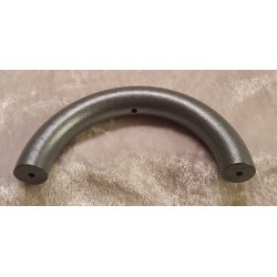 Halbring mit 5 Bohrungen 3mm grau/perlmutt