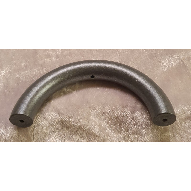 Halbring mit 5 Bohrungen 3mm grau/perlmutt