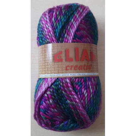 Garn lila/grün