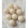 Kunststoff Perle creme/regenbogen