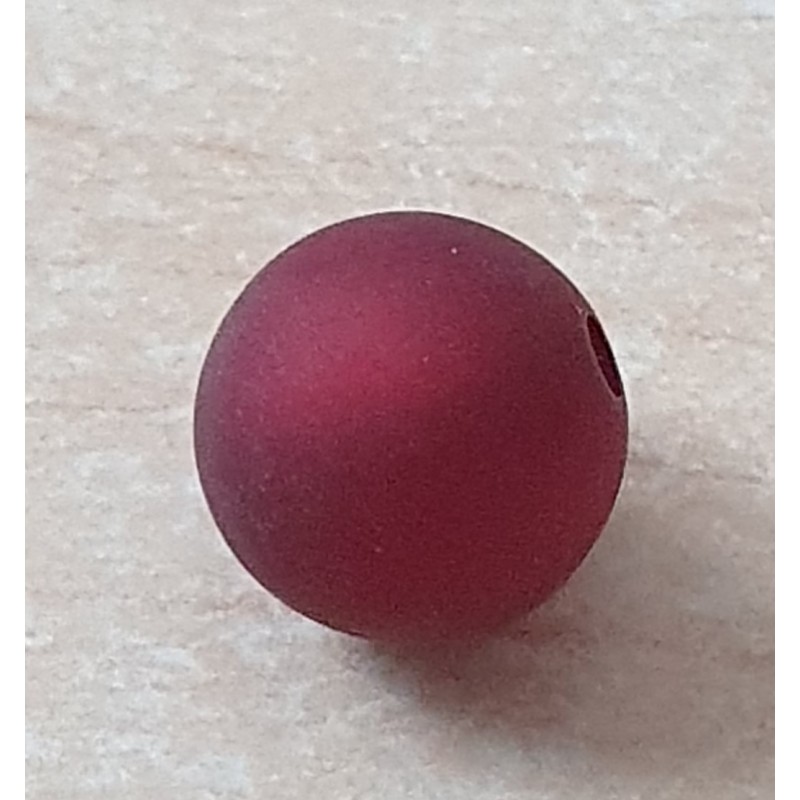 Polaris Perlen weinrot
