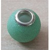 Grossloch Perle mint/glitzer