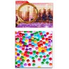 3D Diamant Pixel Bild Mond