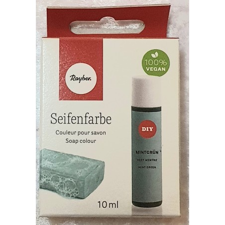 Seifenfarbe Mintgrün