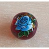 Glasperlen rot/türkis