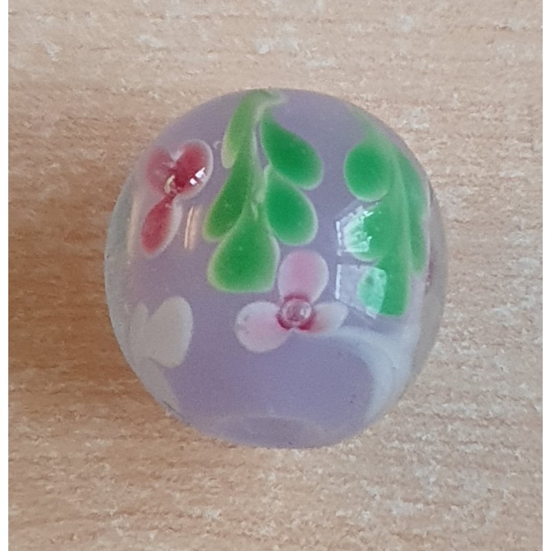 Glasperlen flieder