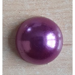 Halbe Perle ohne Loch Rund violette