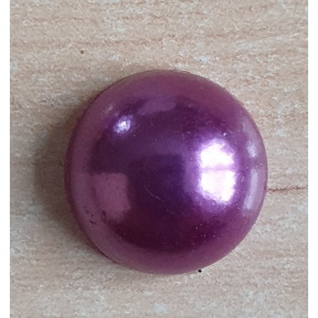 Halbe Perle ohne Loch Rund violette