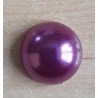 Halbe Perle ohne Loch Rund violette