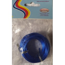 Alu Draht blau