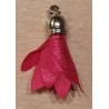 Stoff Quasten pink