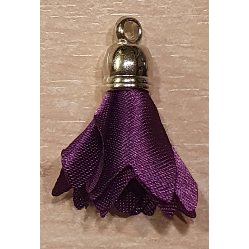 Stoff Quasten violette