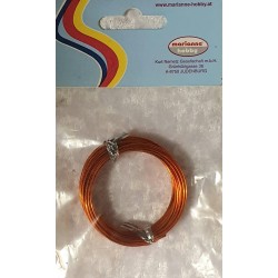 Alu Draht orange