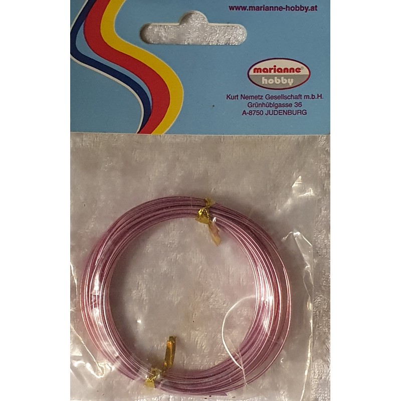 Alu Draht rosa