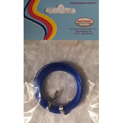 Alu Draht blau