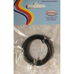 Alu Draht schwarz