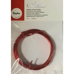 Alu Draht rot
