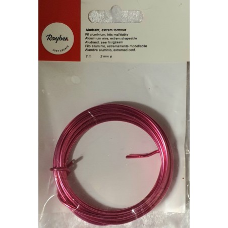 Alu Draht pink