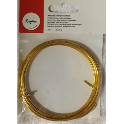 Alu Draht gold