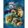 3D Diamant Pixel Bild Wild Life