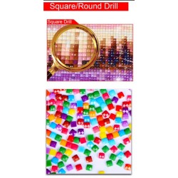 3D Diamant Pixel Bild Wild Life