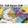 3D Diamant Pixel Bild Leopard
