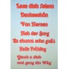 Schablone verschiedene Wörter 3