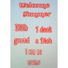 Schablone verschiedene Wörter 4