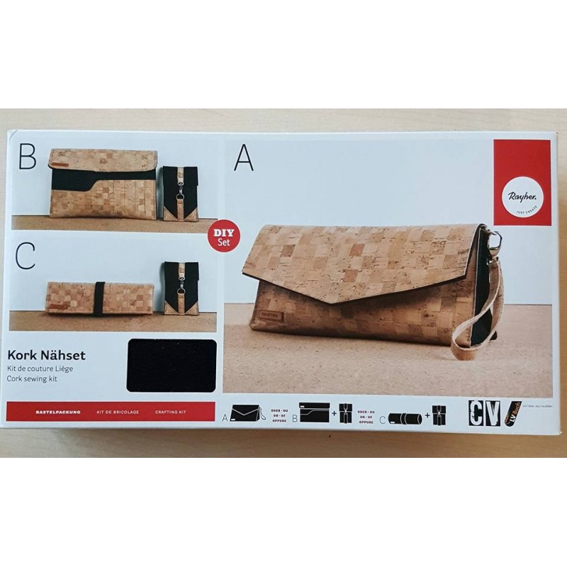Kork Bastelset Tasche