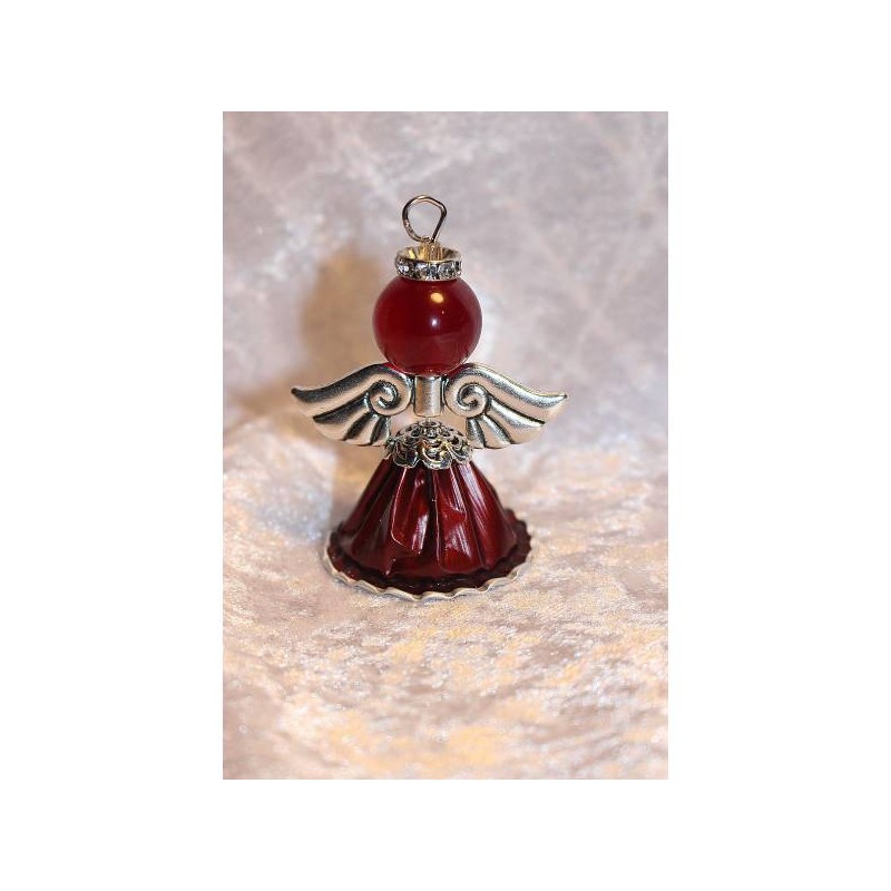 Nespresso Engel weinrot