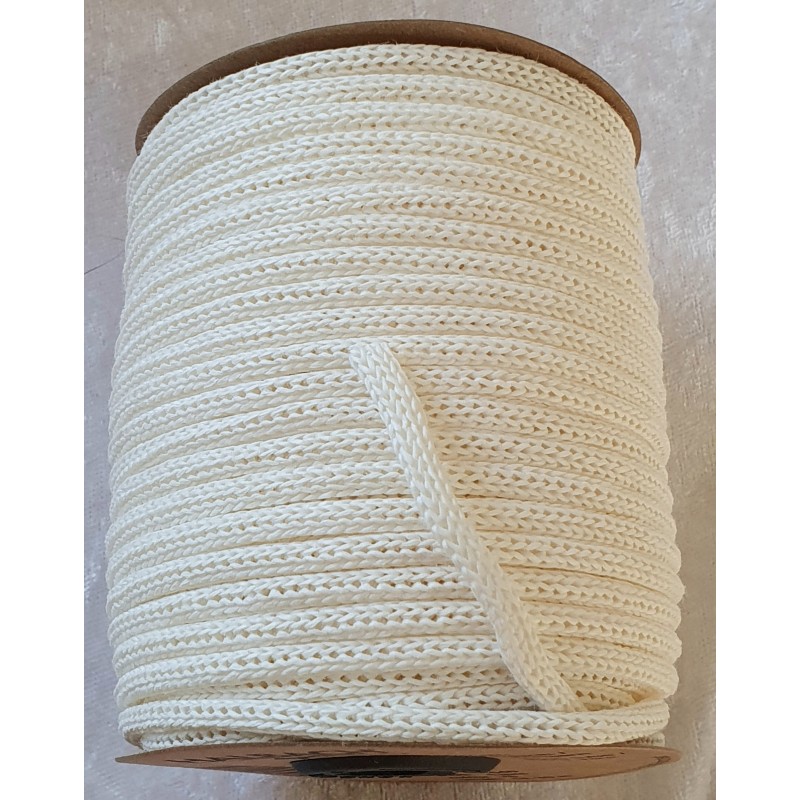 Strickschlauch Band creme