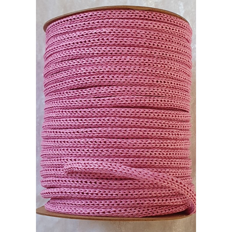 Strickschlauch Band rosa