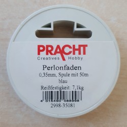 Nylonfaden hellblau