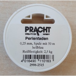 Nylonfaden hellblau