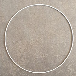 Metall Ring weiss