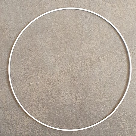Metall Ring weiss