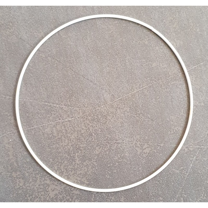 Metall Ring weiss