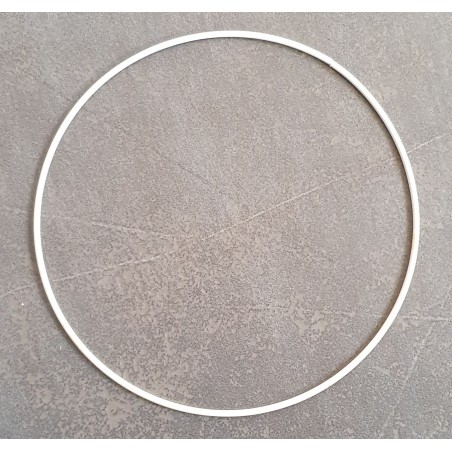 Metall Ring weiss