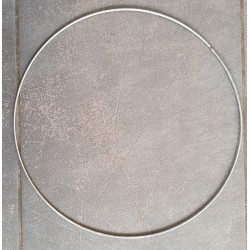 Metall Ring silberfarbig