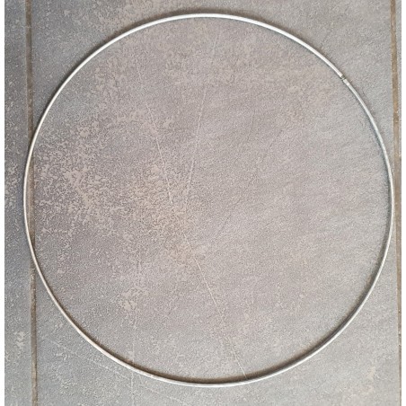 Metall Ring silberfarbig