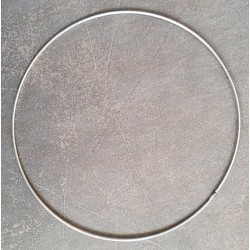 Metall Ring silberfarbig