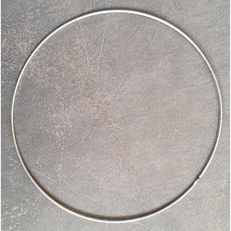 Metall Ring silberfarbig